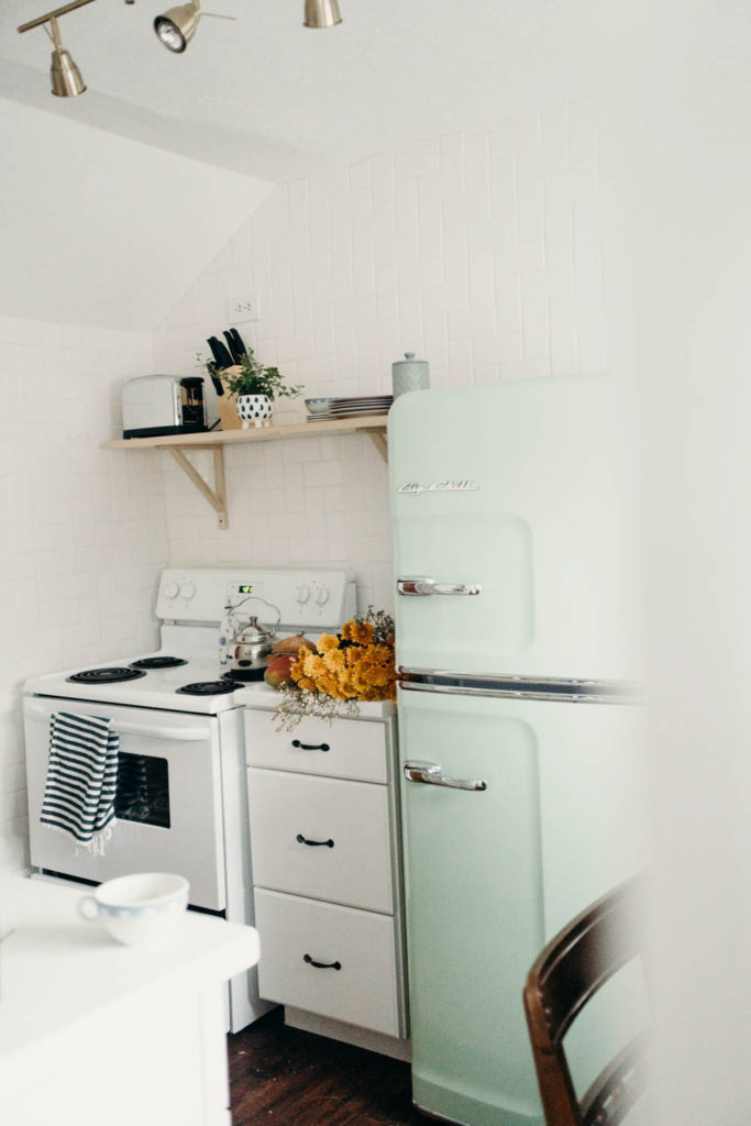 Cute Airbnb Retro Kitchen